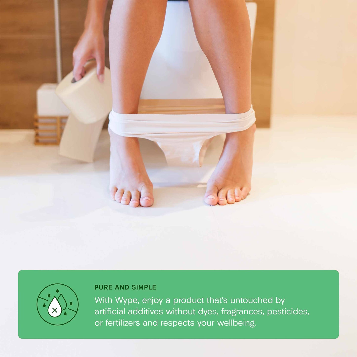 Unbleached Bamboo Toilet Paper