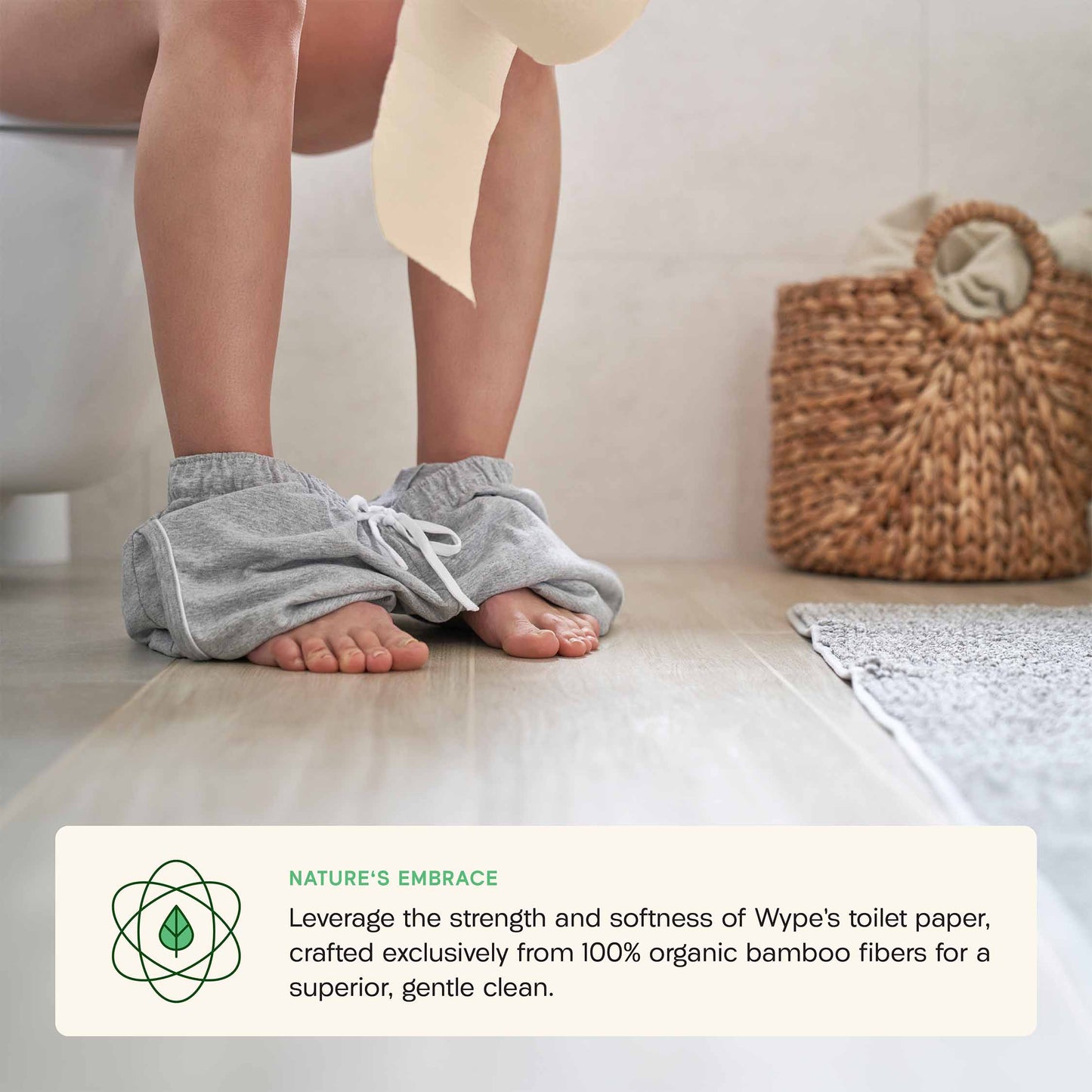 Unbleached Bamboo Toilet Paper
